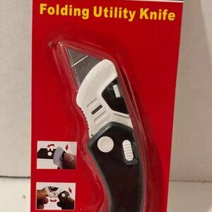 Tool Essentials Utility Knife Cutter Lightweight Folding Durable NEW